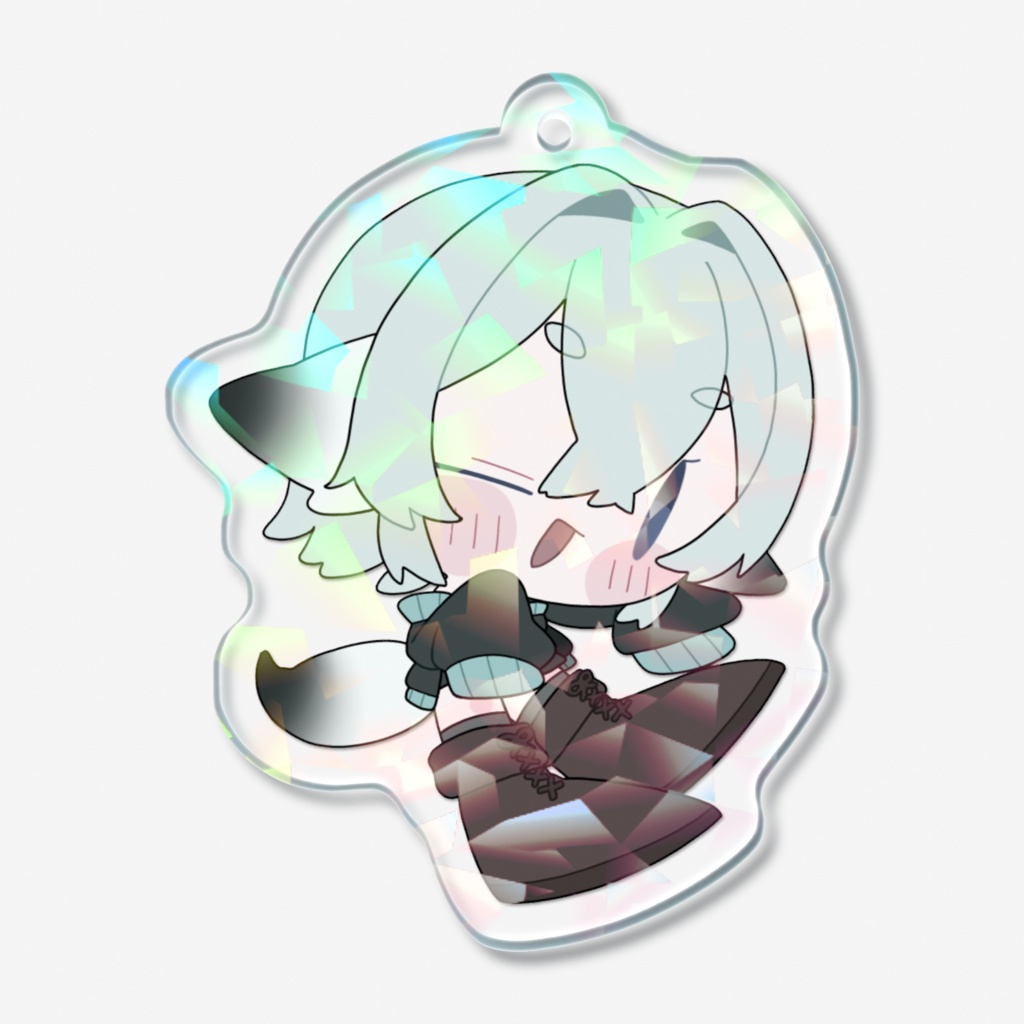宙星ごま  ホログラムアクリルキーホルダー(もちもち)