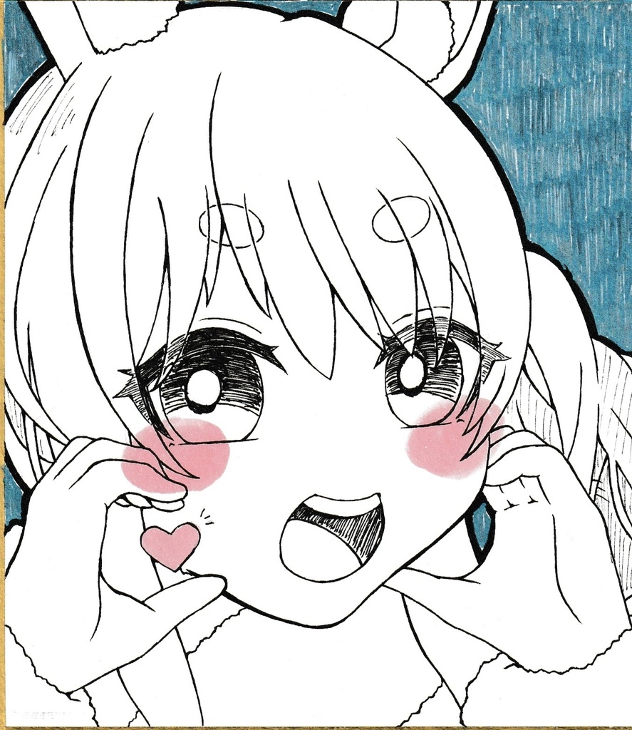 【兎田ぺこら】3期生ハート色紙シリーズ