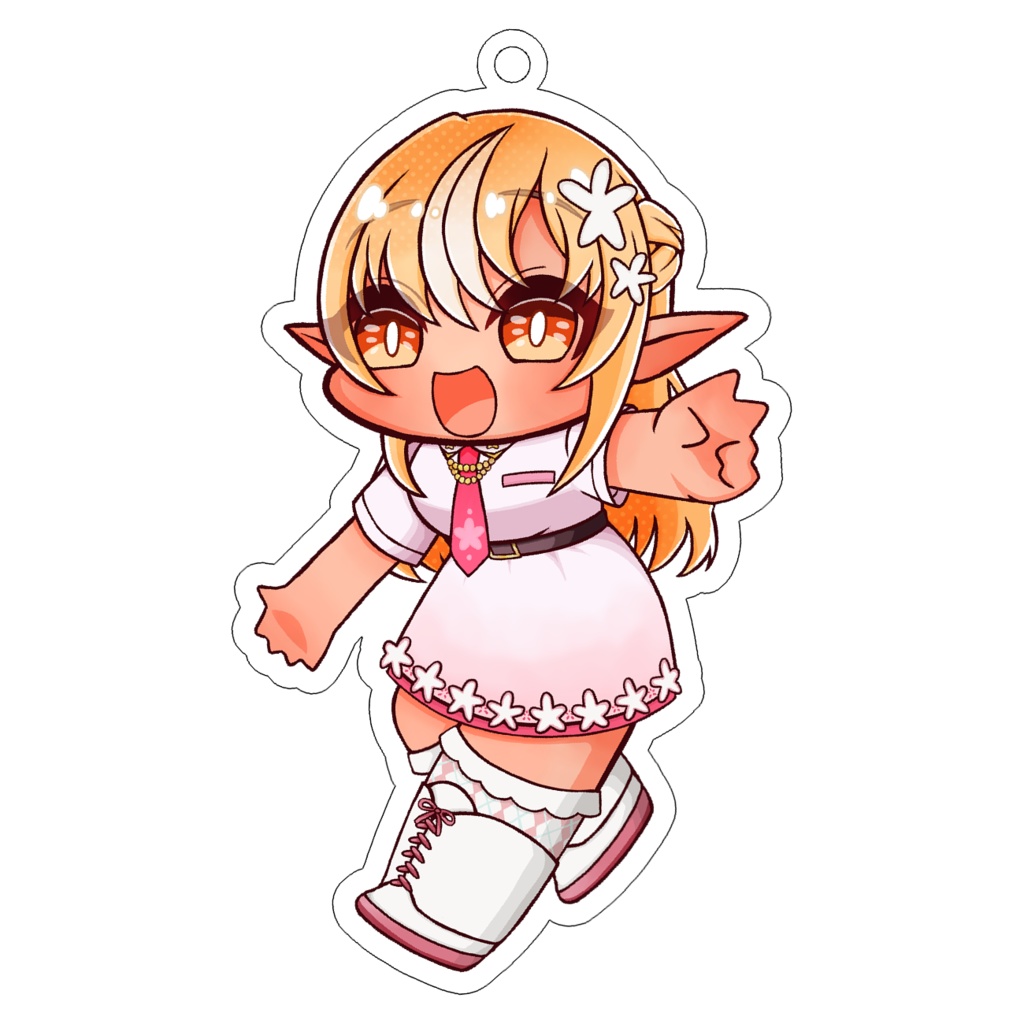 【不知火フレア】ノエフレアクキーver.School Uniform