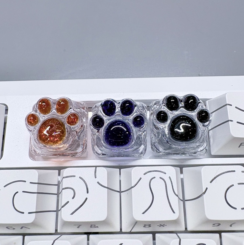【Halloween🎃】🐾 Jewel Paw - 肉球キーキャップ / Jewel Paw - Paw Pad Keycaps