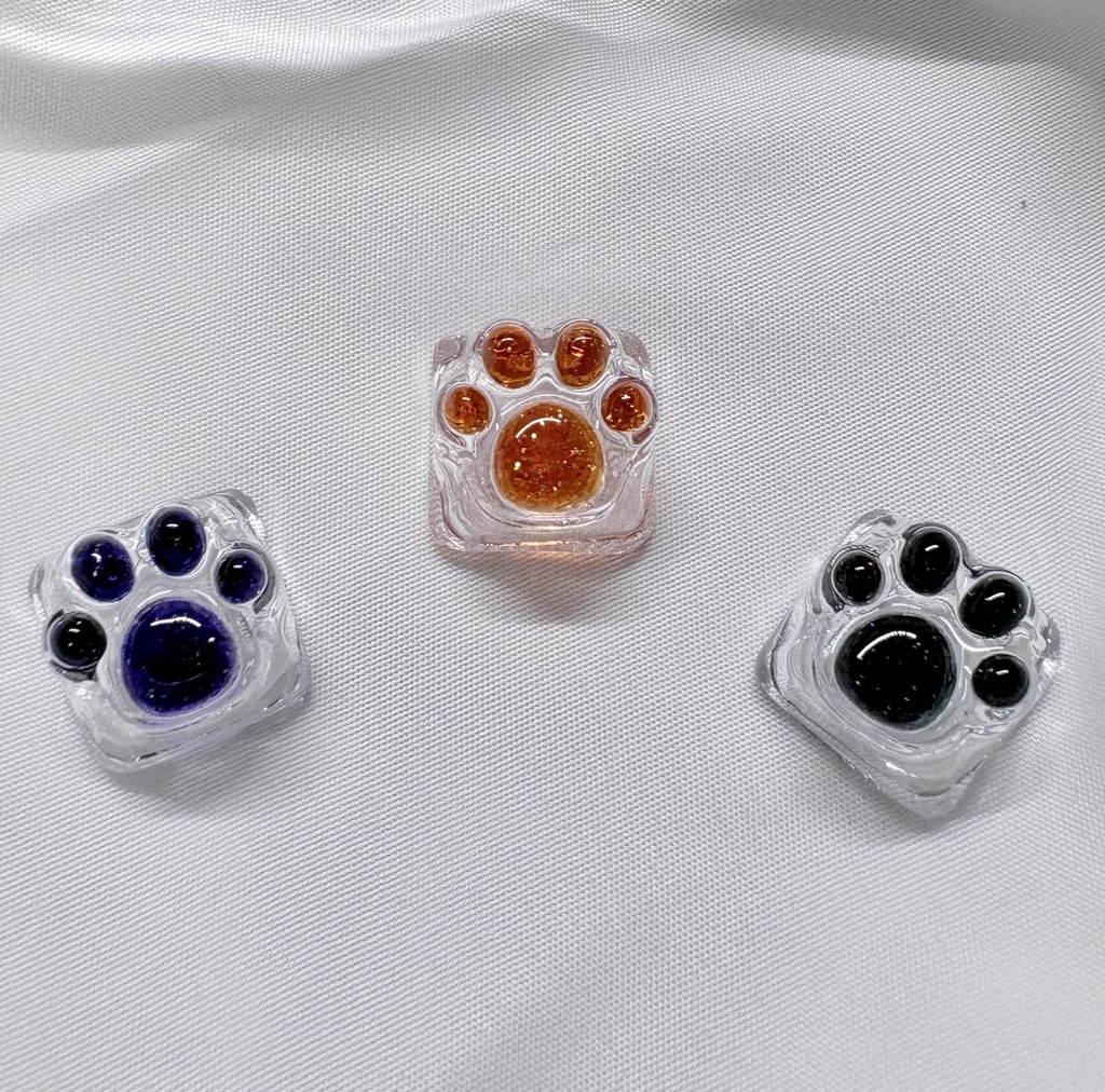 【ハロウィン🎃】🐾 Jewel Paw - 肉球キーキャップ