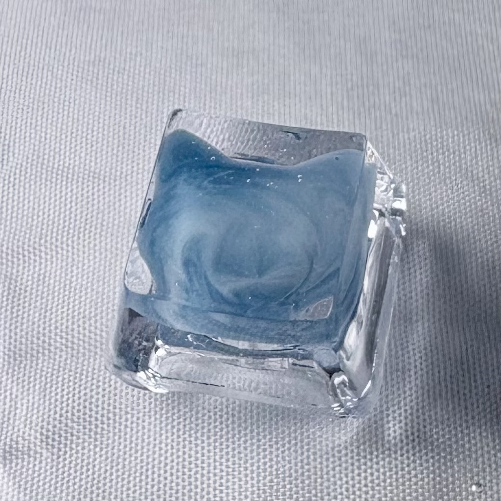 猫の惑星キーキャップ(透明)