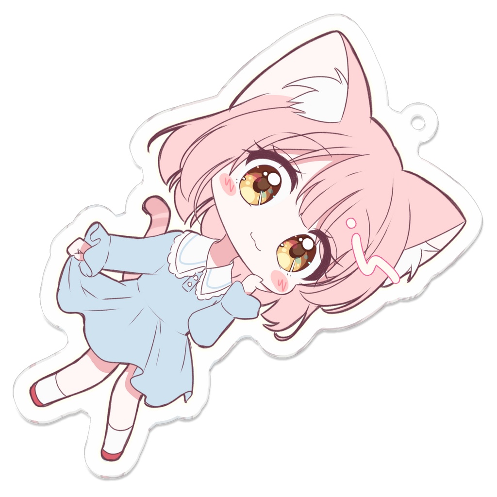 ゐろはねこ アクリルキーホルダー
