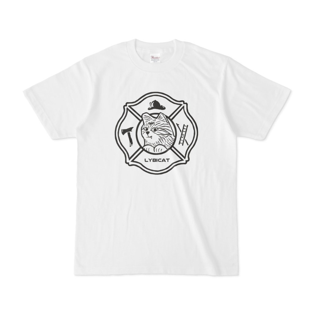 LYBICAT　エンブレムTシャツ　ファイヤーマン
