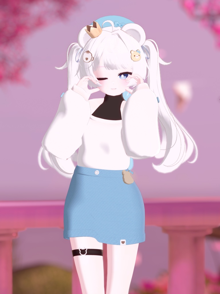 【6アバター対応】 Bear Mocha ✦ 無料(Free) アクセサリー有り ✦