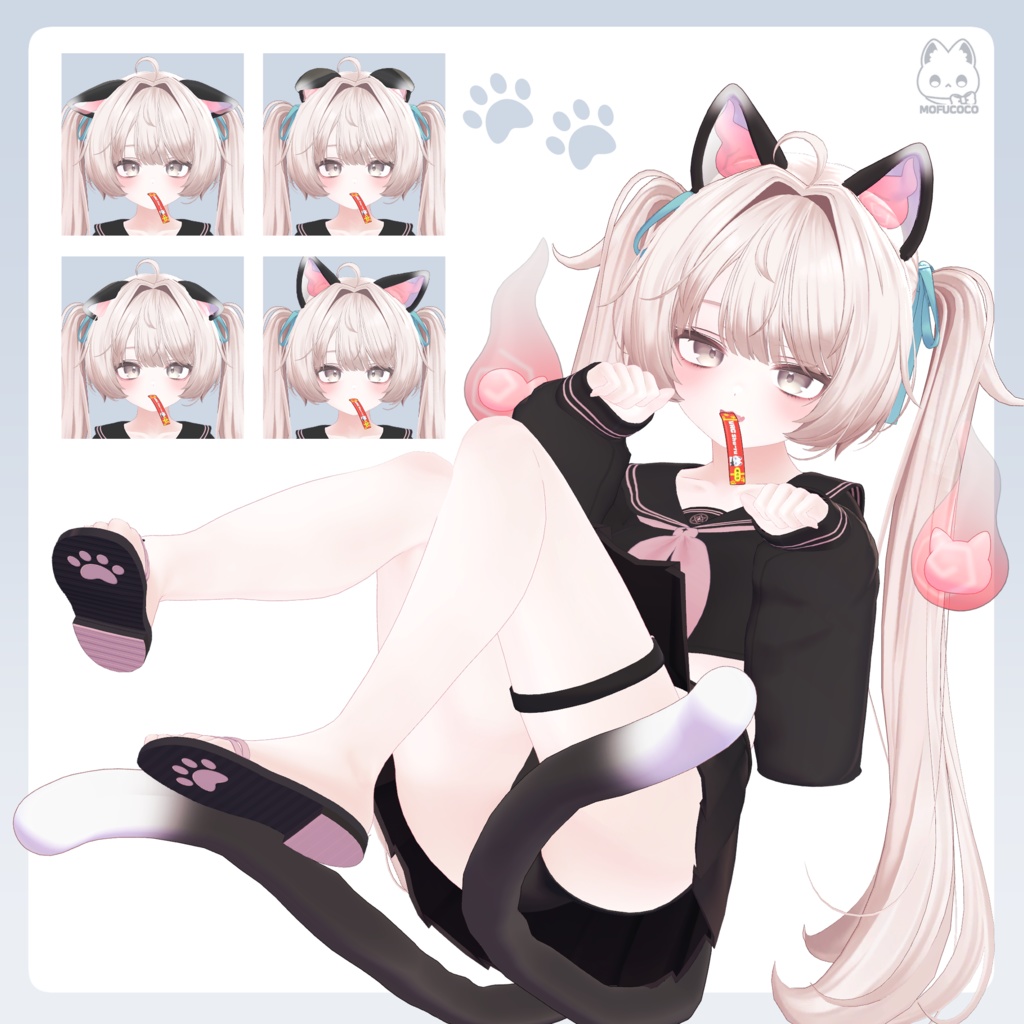 【無料/Free】 Nekomata Ears & Tail