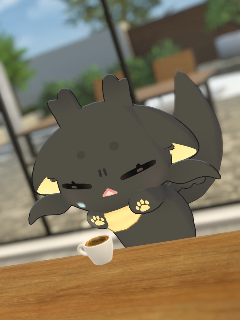 【オリジナル3Dモデル】FUMO ✦無料版有り✦