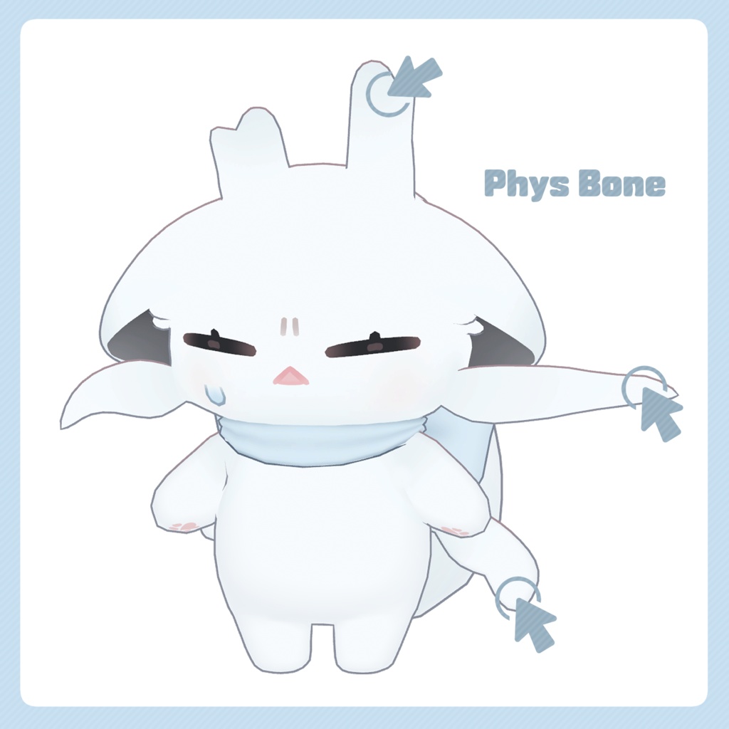 【オリジナル3Dモデル】FUMO ✦無料版有り✦