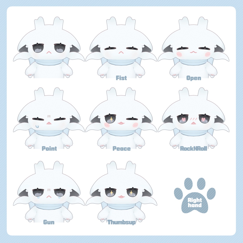 【オリジナル3Dモデル】FUMO ✦無料版有り✦