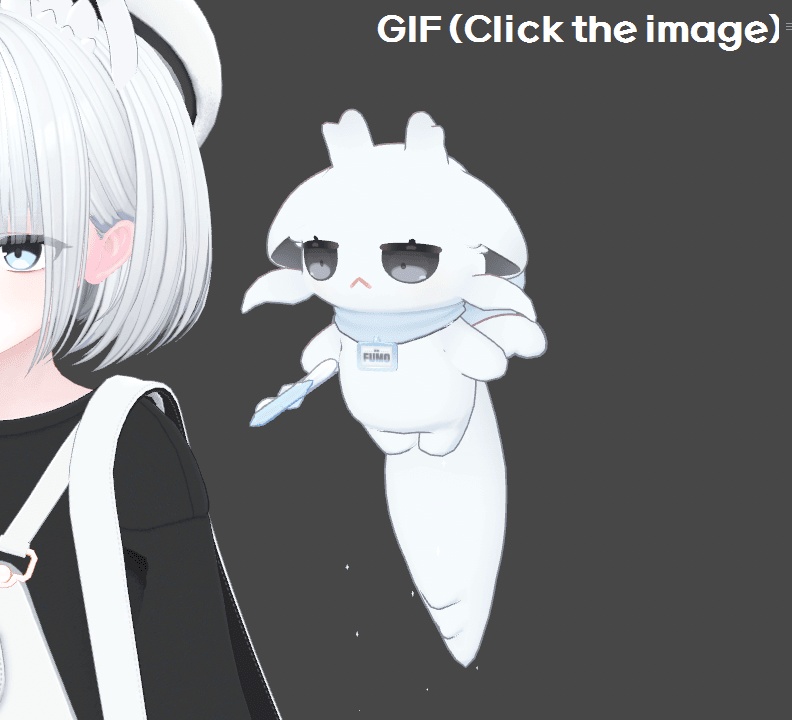 【オリジナル3Dモデル】FUMO ✦無料版有り✦