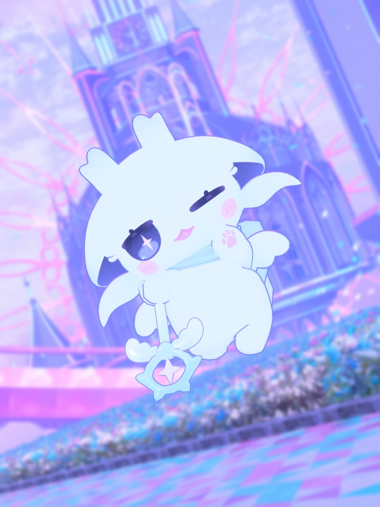 【オリジナル3Dモデル】FUMO ✦無料版有り✦