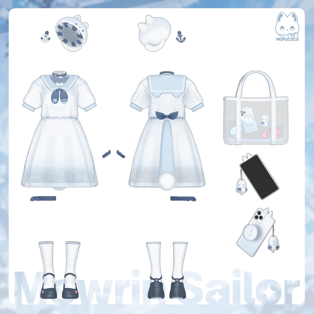 【10アバター対応】 ✦Mewrin Sailor✦