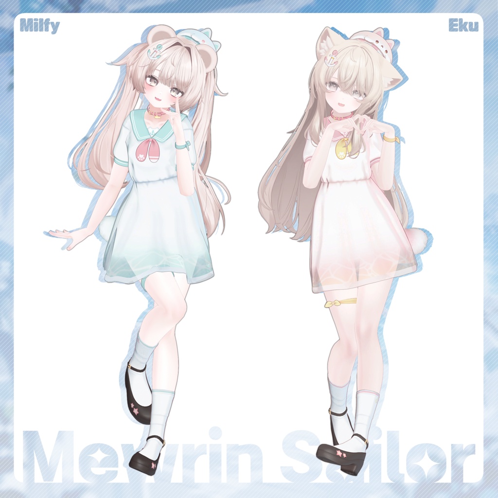 【10アバター対応】 ✦Mewrin Sailor✦