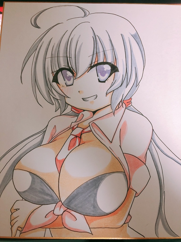 雪音クリス　色紙