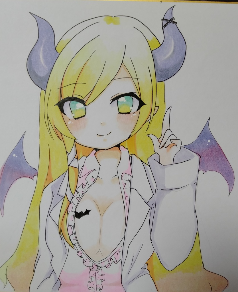 癒月ちょこ　色紙