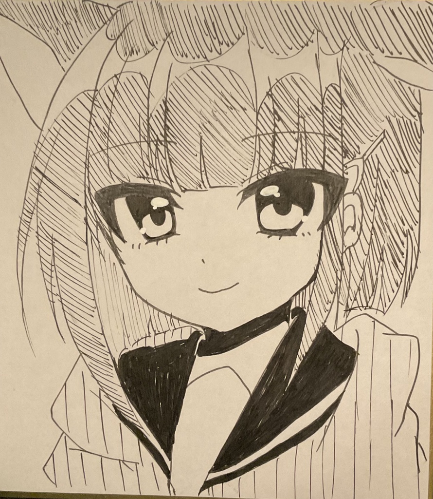 ブルアカ カズサ 色紙