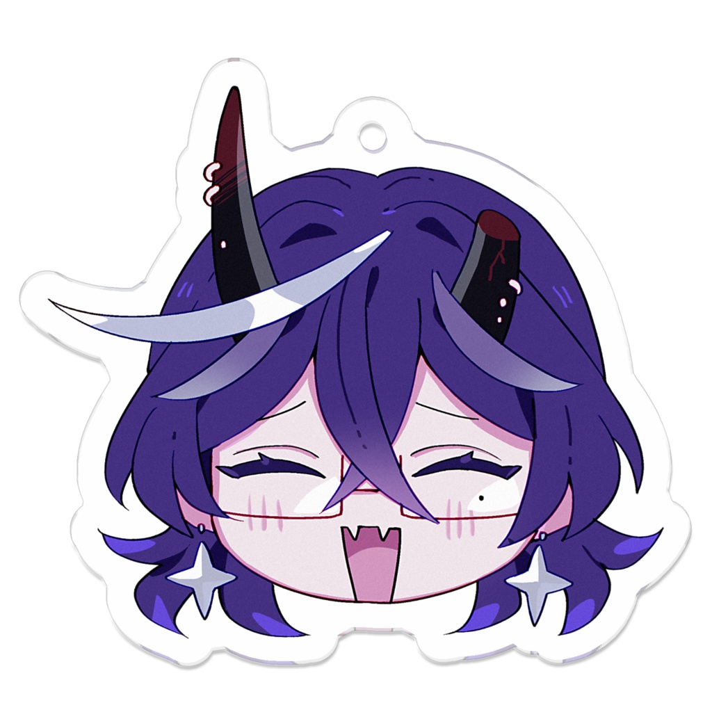 【アクリルチャーム】冬霞レイロ ちいさいわたくしの顔