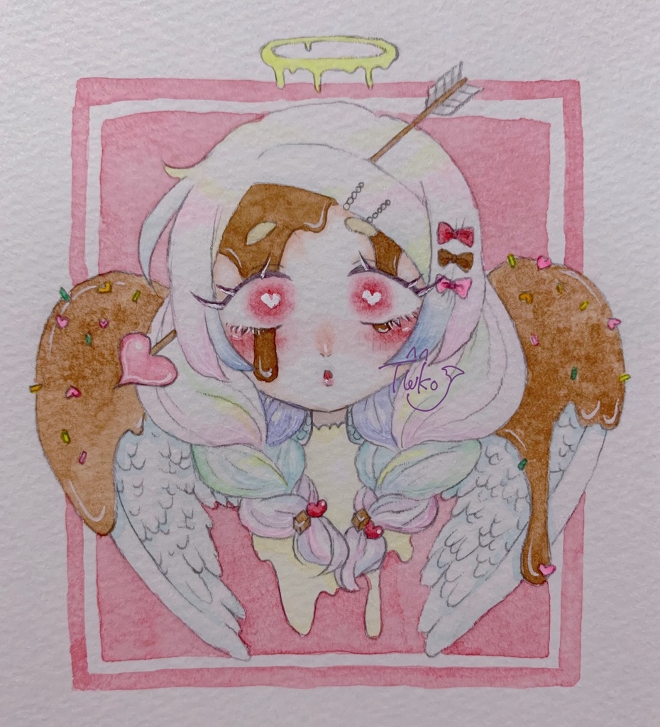 射抜かれた天使