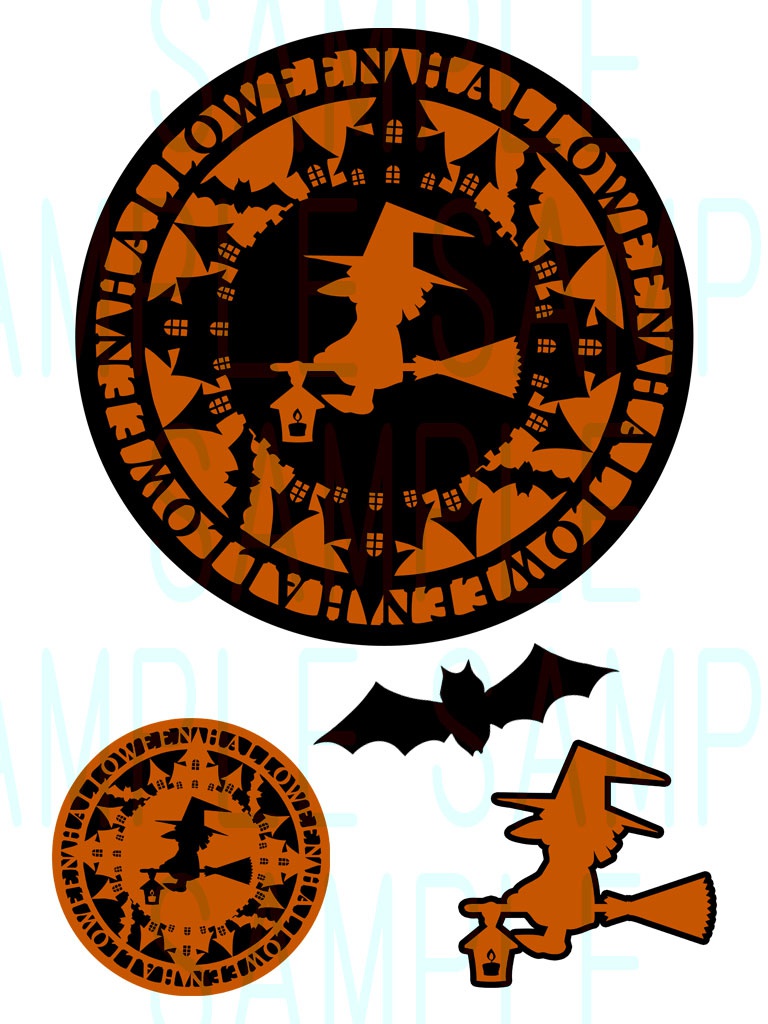 素材【Halloween-Witch-】