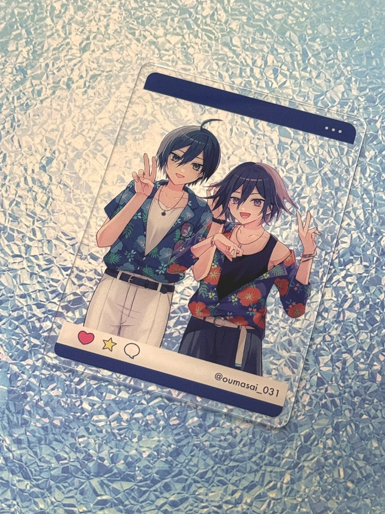 王最サマークリアカード