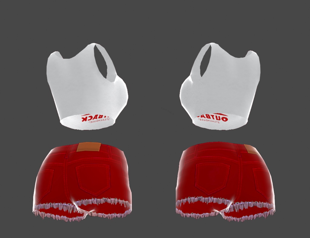 Vroid Tomboy Outback Outfit