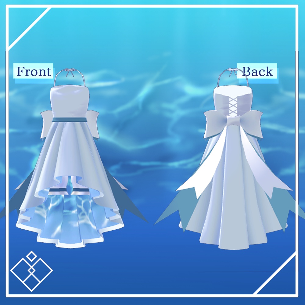 【Julius対応】fishtail one-piece【VRC想定】