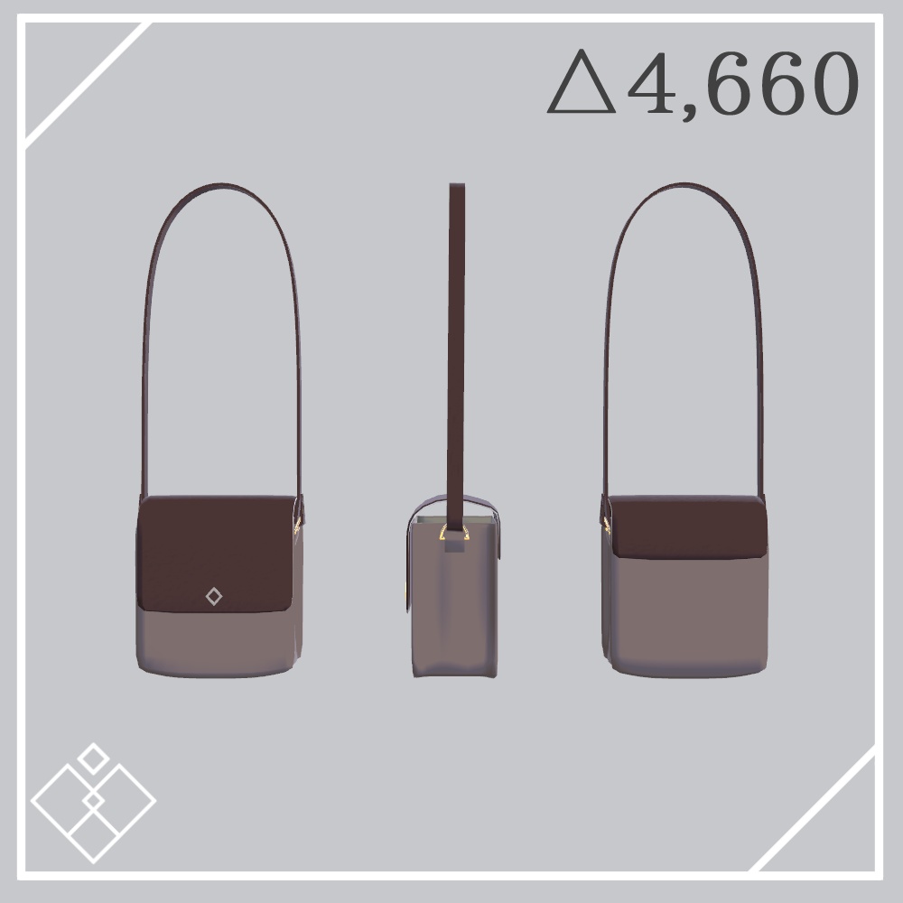 【汎用】shoulder bag【VRC向け】