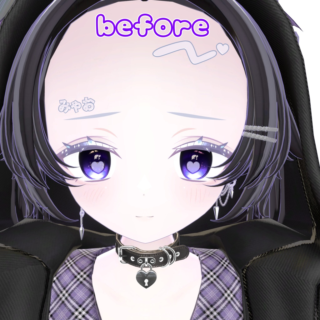 あのめあちゃん漫画風メイク&ボディテスクチャ
