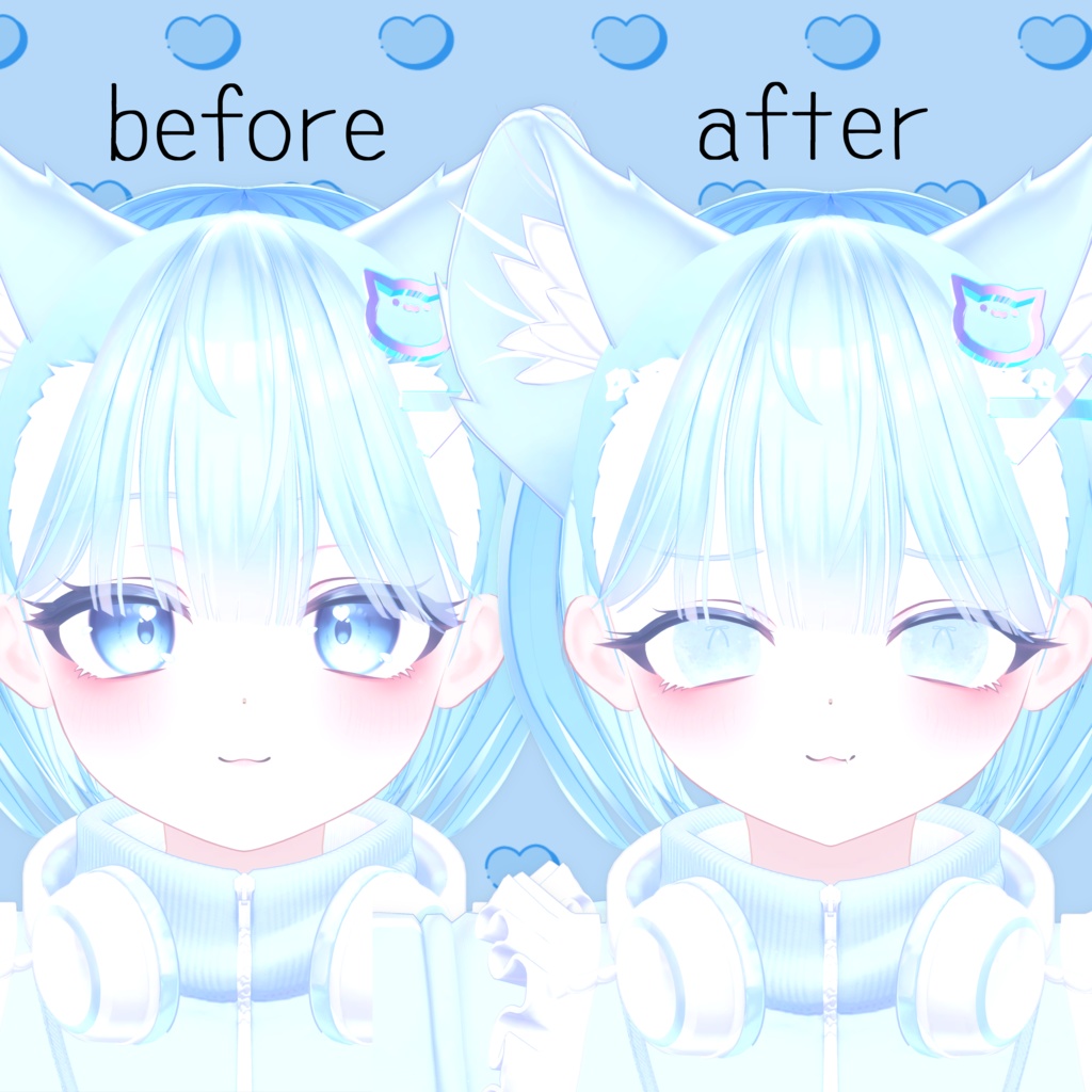 ぷまちゃん りぼんeyeおまけBlendShape