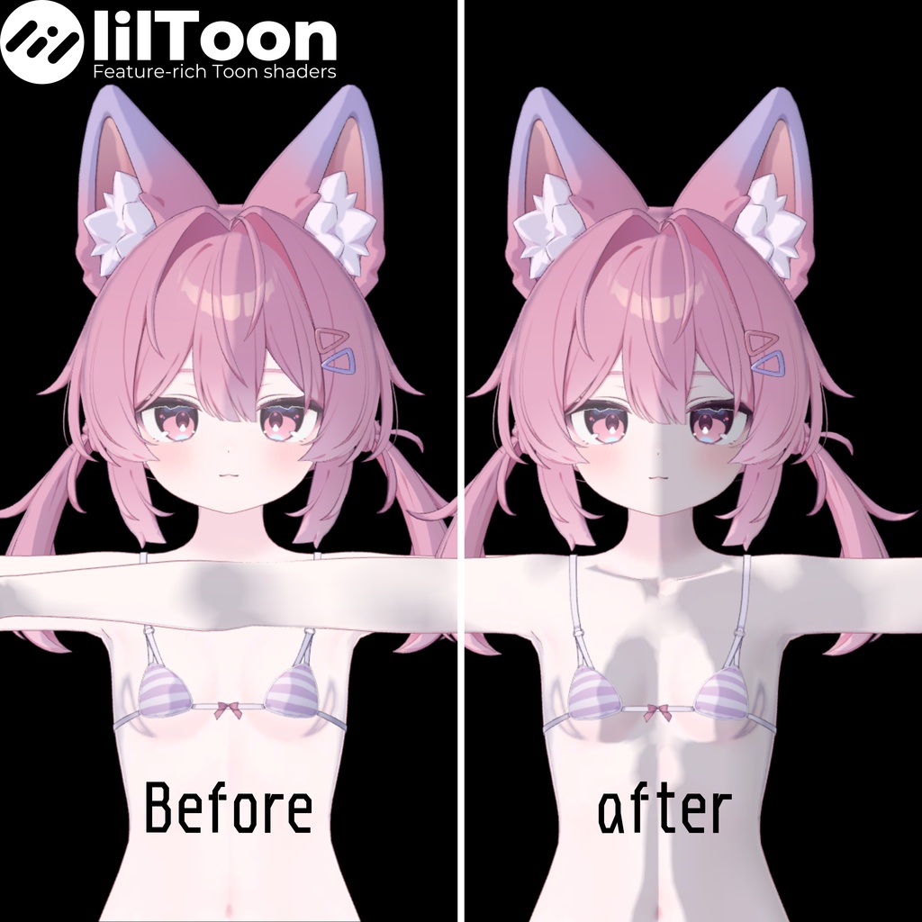 汎用マテリアル-アニメ調プリセット-【liltoon用】