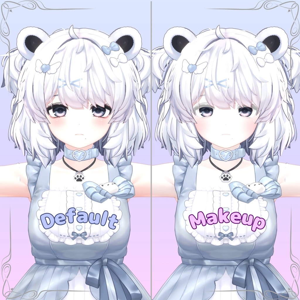 【クマリ/Kumaly】まっしろほわほわMAKEUP