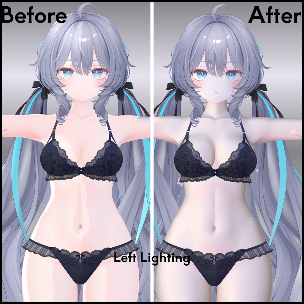 リアルスキンマテリアルプリセット【liltoon用】