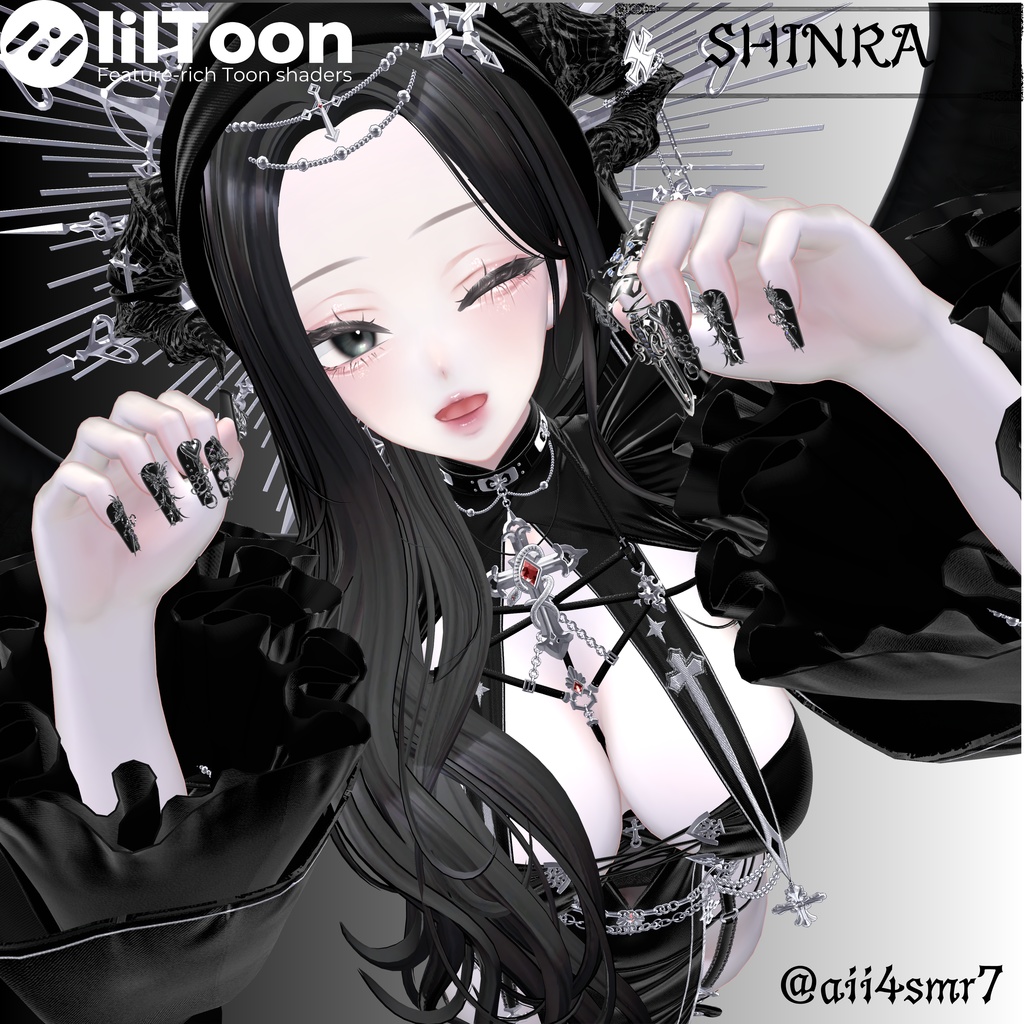 リアルスキンマテリアルプリセット【liltoon用】