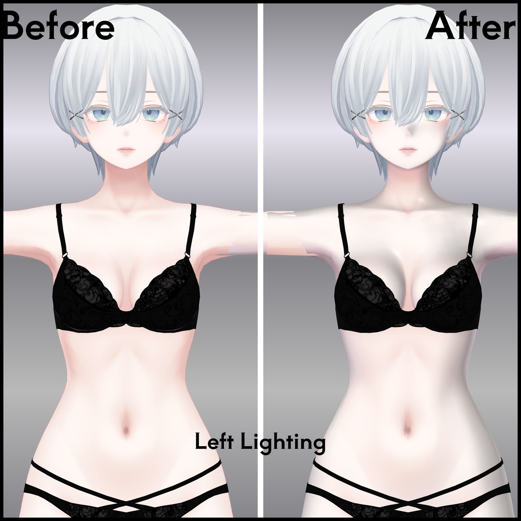 リアルスキンマテリアルプリセット【liltoon用】