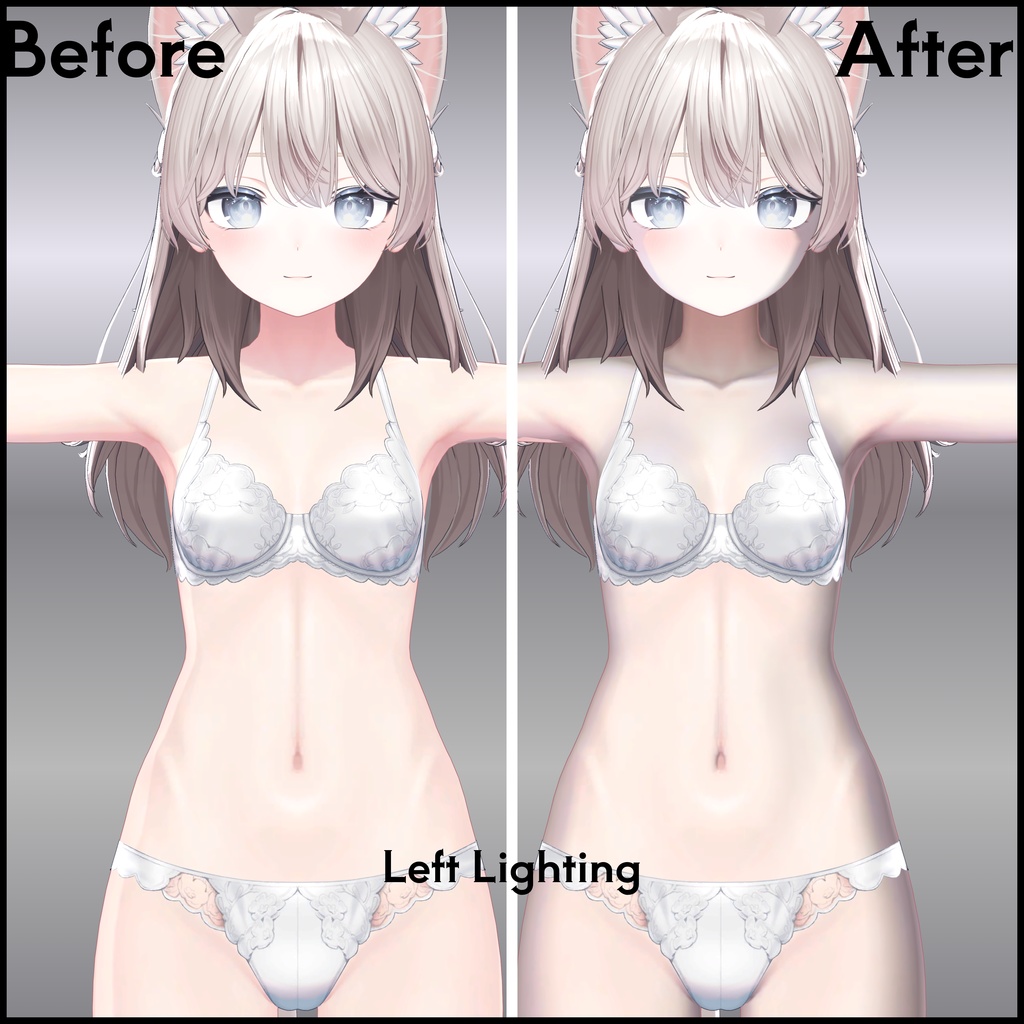 リアルスキンマテリアルプリセット【liltoon用】