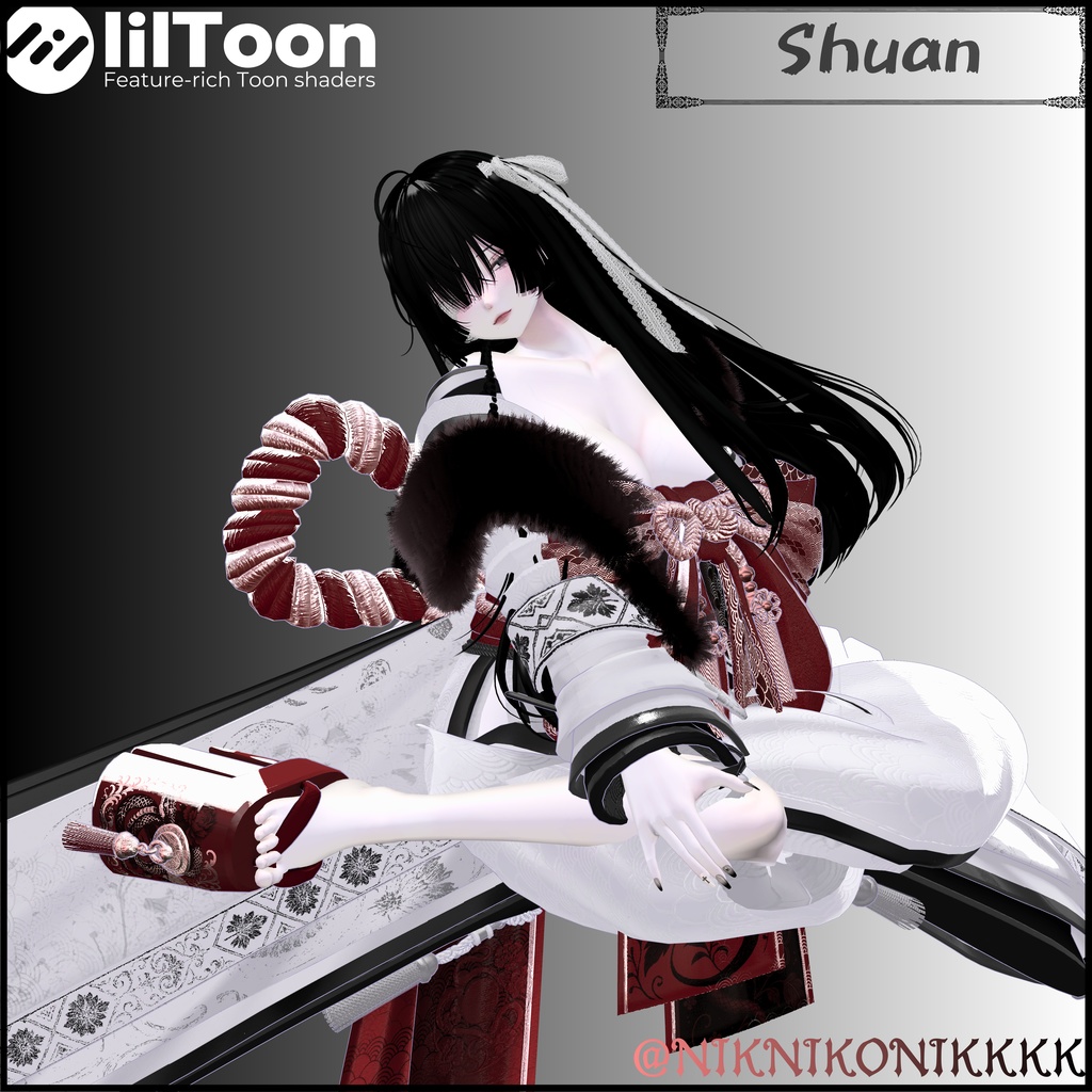 リアルスキンマテリアルプリセット【liltoon用】