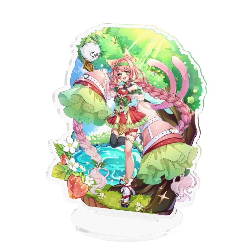 猫杜灯花アクリルフィギュア