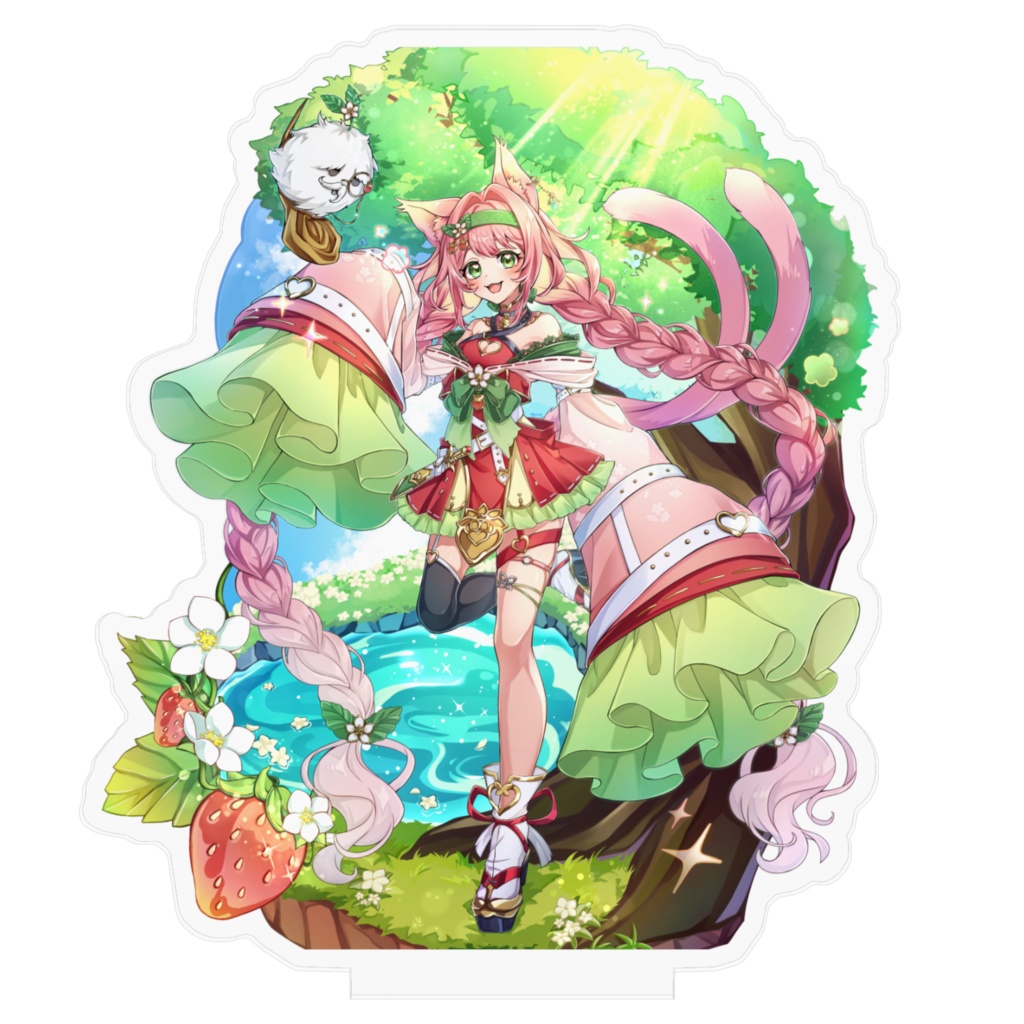 猫杜灯花アクリルフィギュア