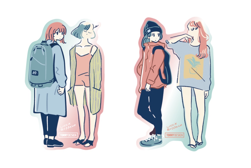 UBTRYステッカー 2枚セット