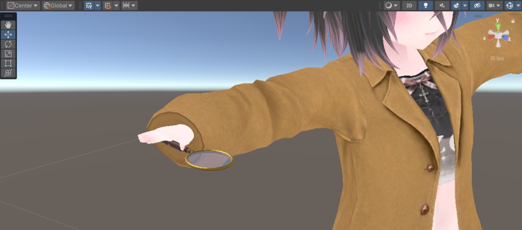 【無料】シンプルな虫眼鏡ギミック(VRChat想定)