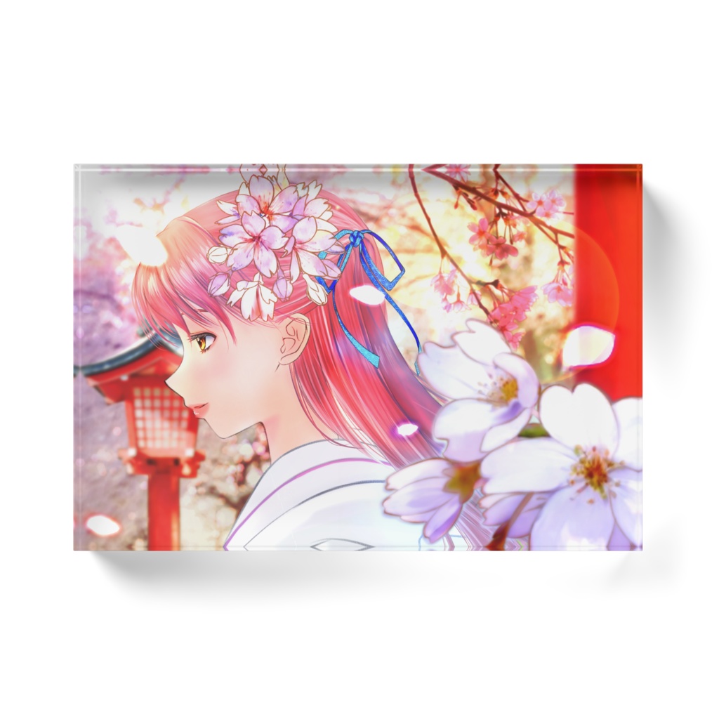 未来。(沢渡ほのか)のアクリルブロック