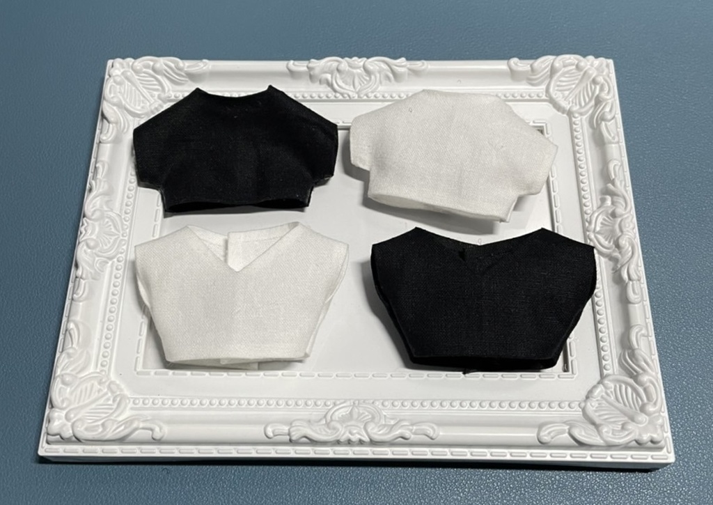 シンプルシャツとベスト(10cm・12cm)