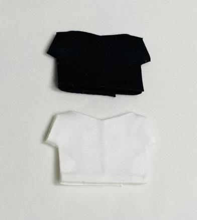 厚手のシンプルシャツ(10cm・12cm・ちびぐるみ・にじぱぺっと・ちみけもますこっと)