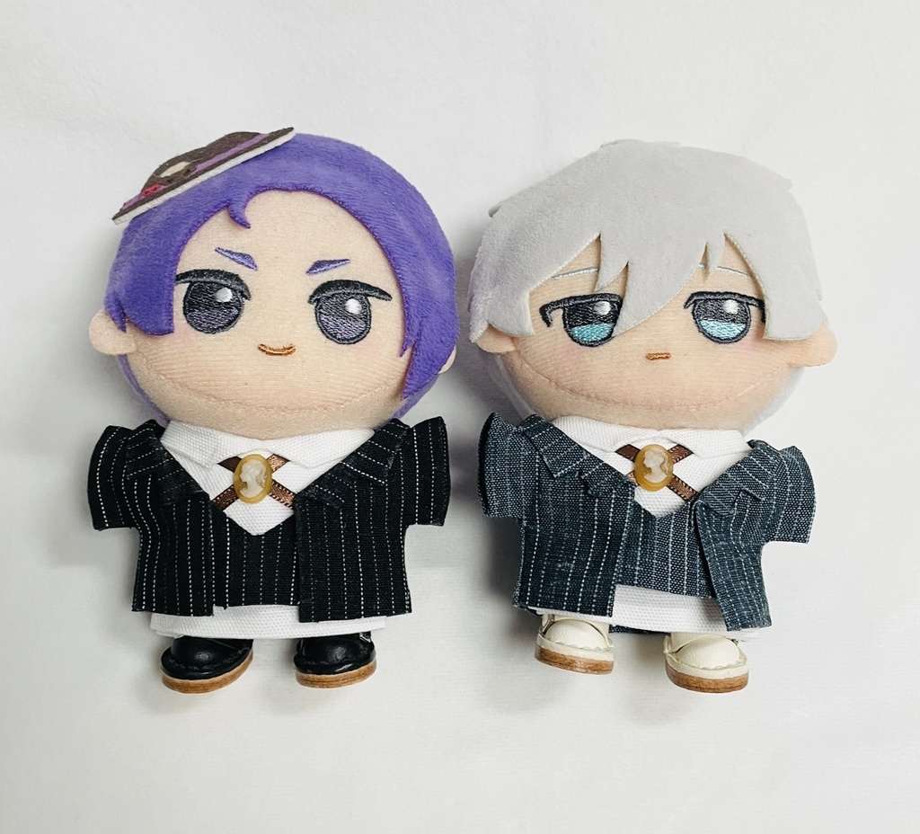 英国紳士風スーツ(10cm・12cm・ちびぐるみ・にじぱぺっと・ちみけもますこっと)