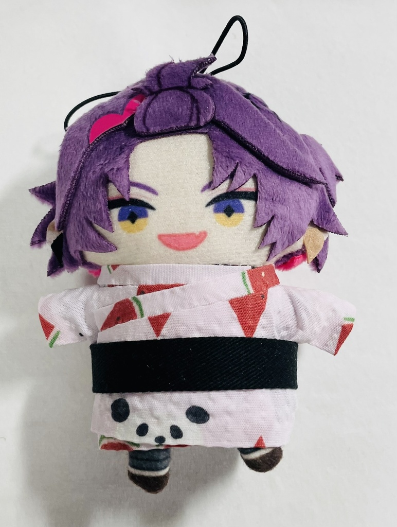 スイカパンダの浴衣(10cm・12cm・ちびぐるみ・にじぱぺっと・ちみけもますこっと)