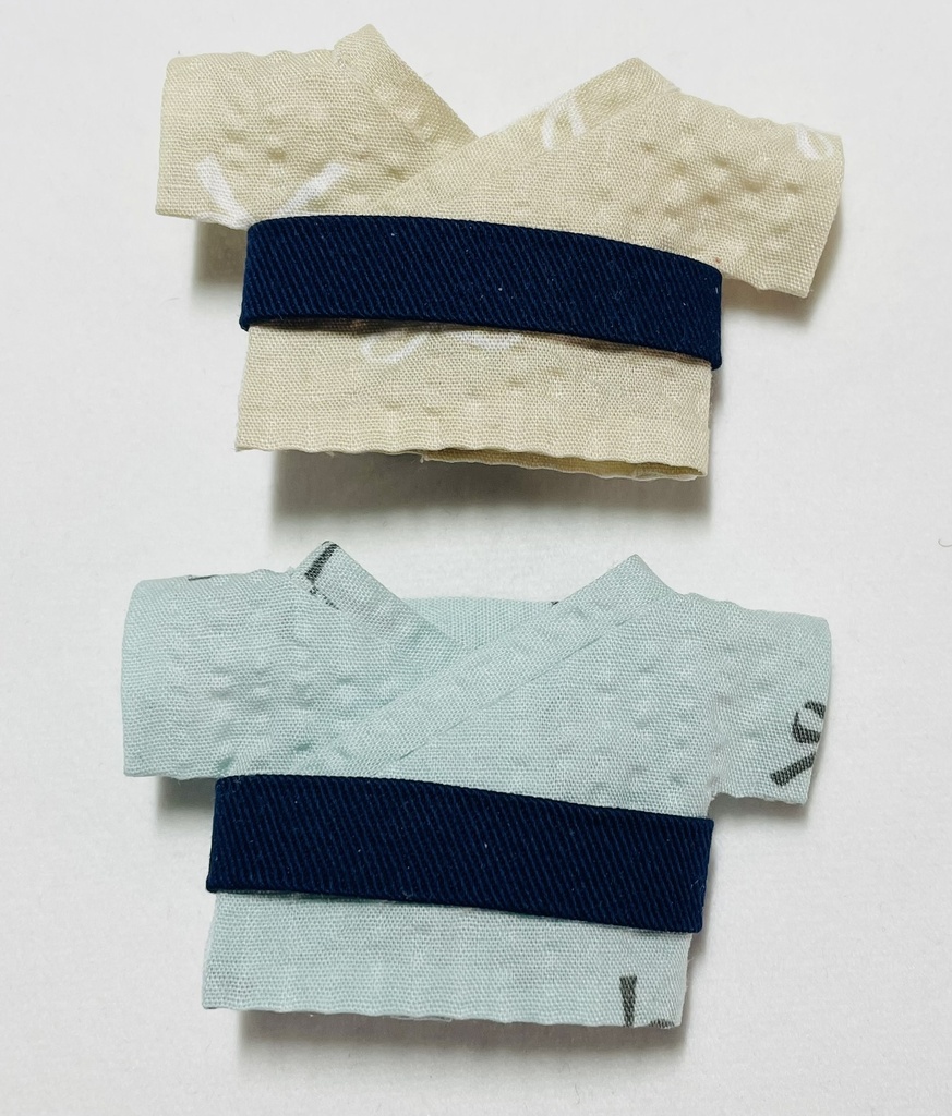 リボンの浴衣(10cm・12cm・ちびぐるみ・にじぱぺっと・ちみけもますこっと)