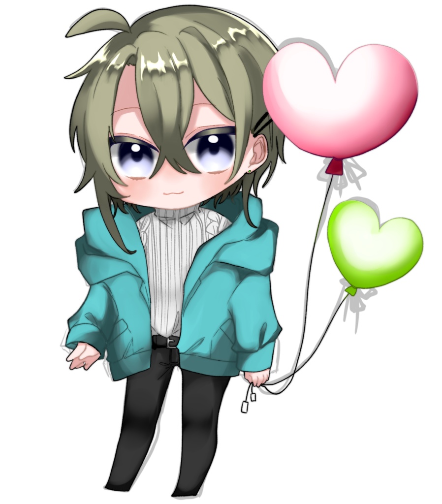 新嶋巽とハート風船アクキー