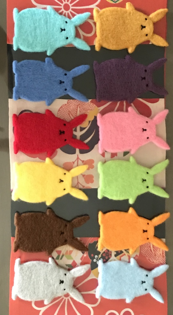 ツキウサ 食器洗い用スポンジ