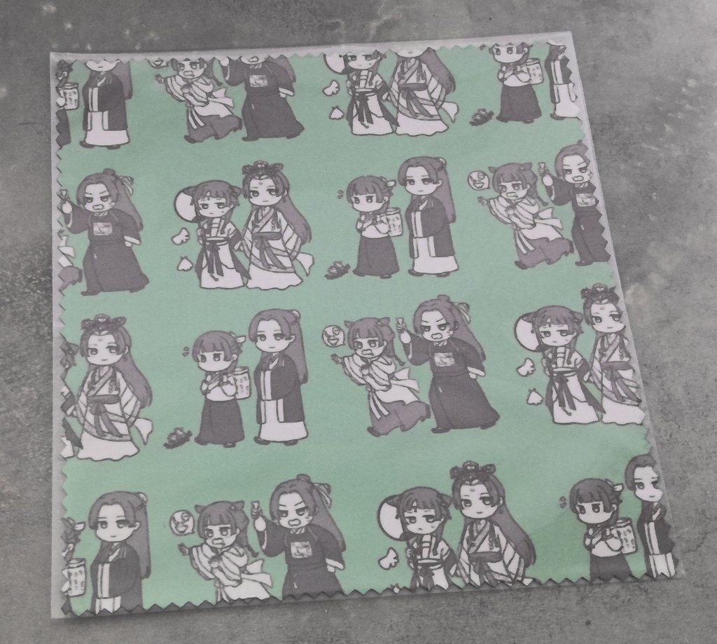 壬猫てくてくめがねふき