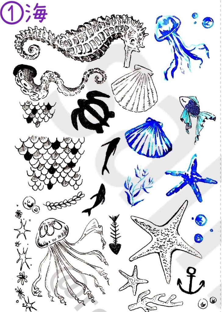 オリジナル タトゥーシール(全4種)